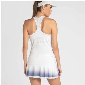 InPHORM - NWT Bridget Tennis Dress White, Ombré Large